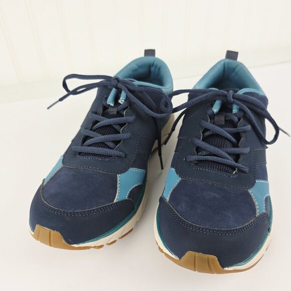 Vionic Women's Drift Zanny Waterproof Blue Sneakers Size 10 - Picture 3 of 16